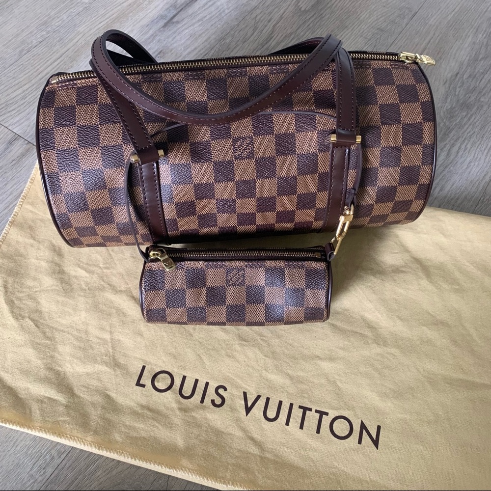 LOUIS VUITTON Damier Ebene Papillon 30 tote bag